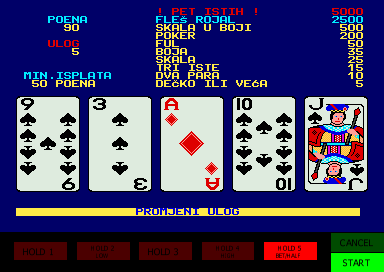 Royal Vegas Joker Card (slow deal) Screenthot 2